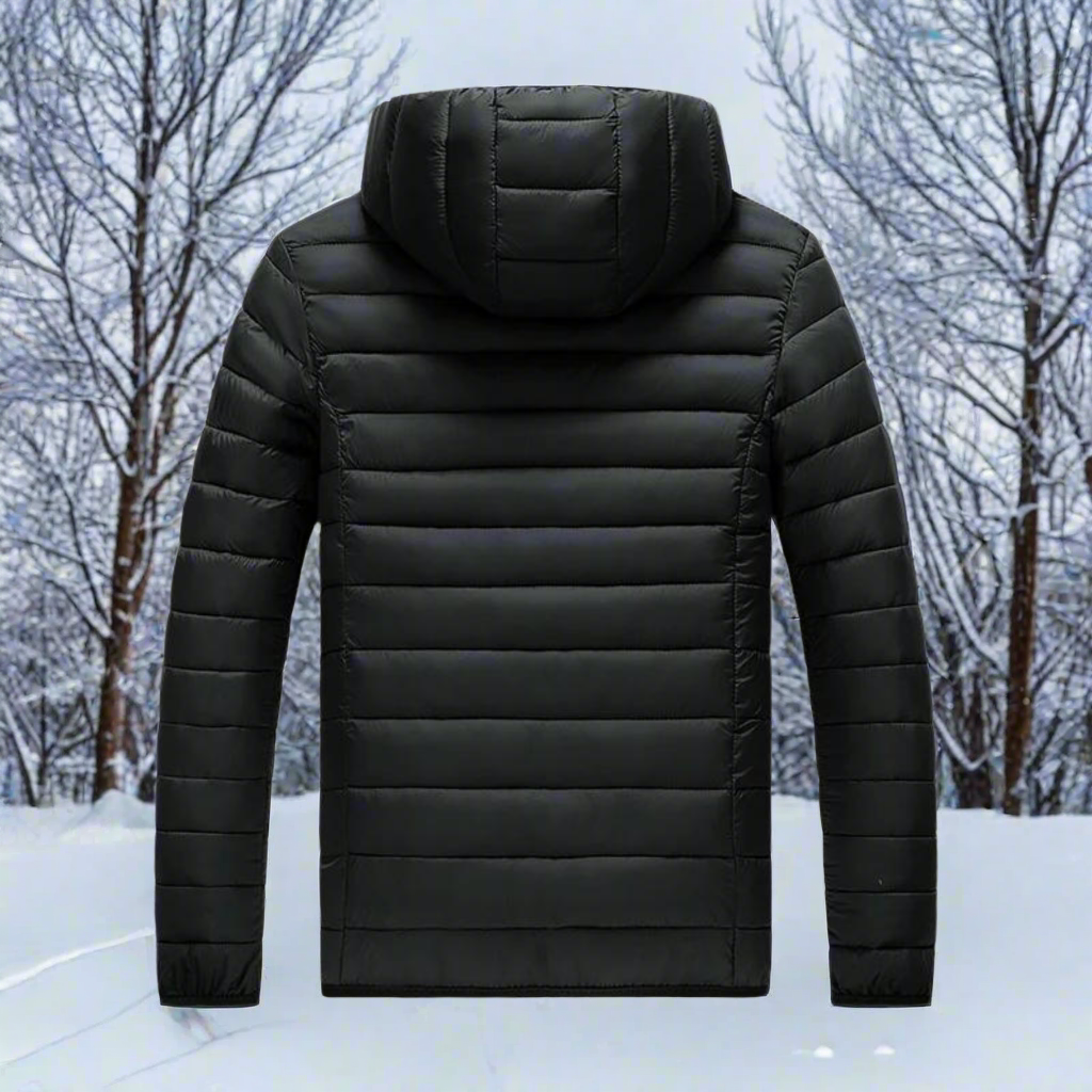 WW | Daunenjacke - Leichtes Steppdesign - Abnehmbare Kapuze - Winddicht und Warm
