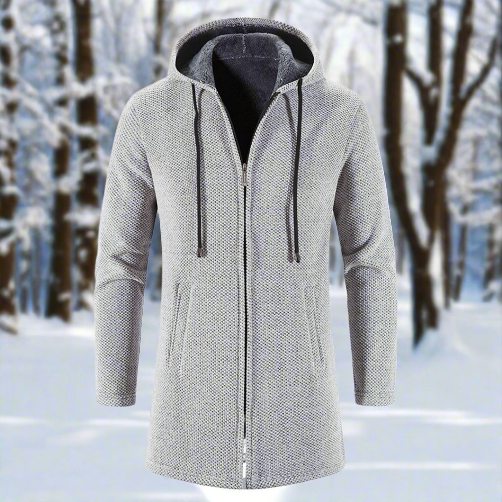 WW | Jacke - mittellang - Reißverschluss mit Kapuze - warm und bequem