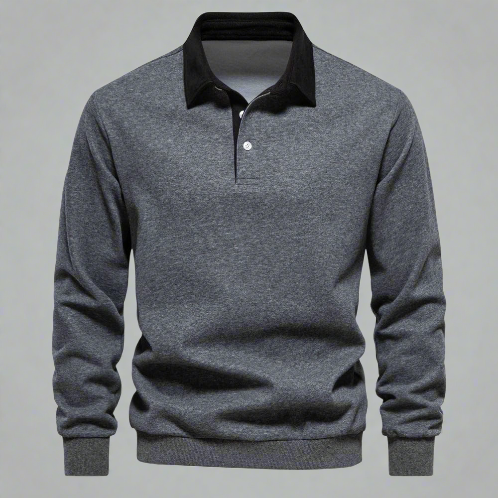 WW | Polo Sweater Classic Fit Soft Knit Ribbed Cuffs