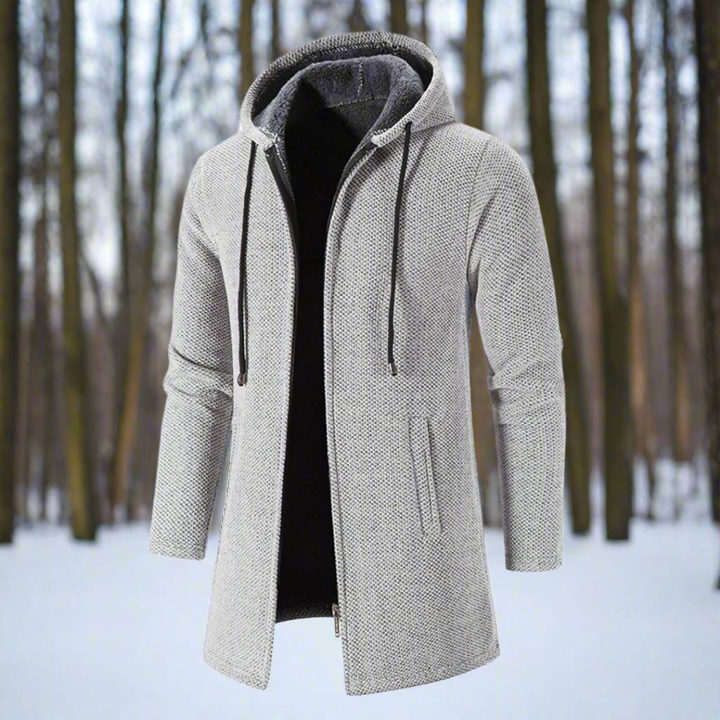 WW | Jacke - mittellang - Reißverschluss mit Kapuze - warm und bequem