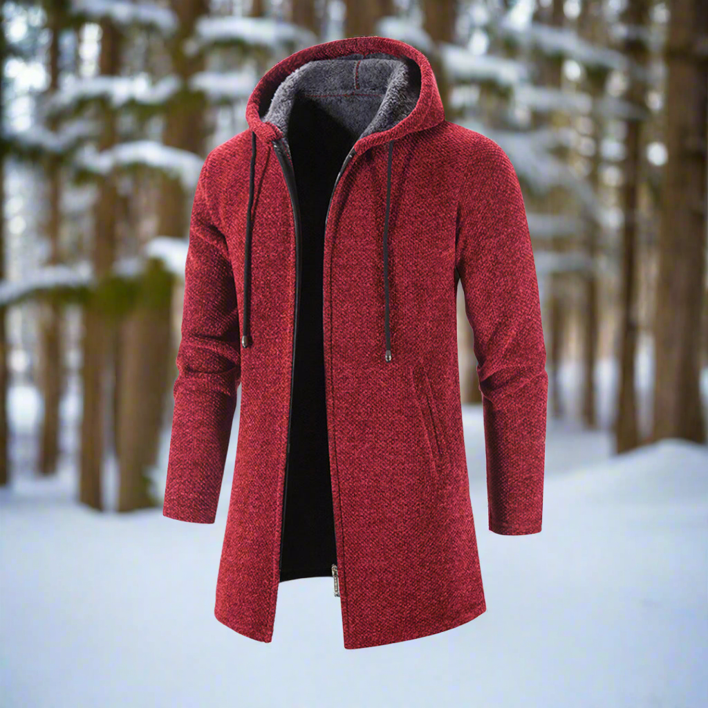 WW | Jacke - mittellang - Reißverschluss mit Kapuze - warm und bequem