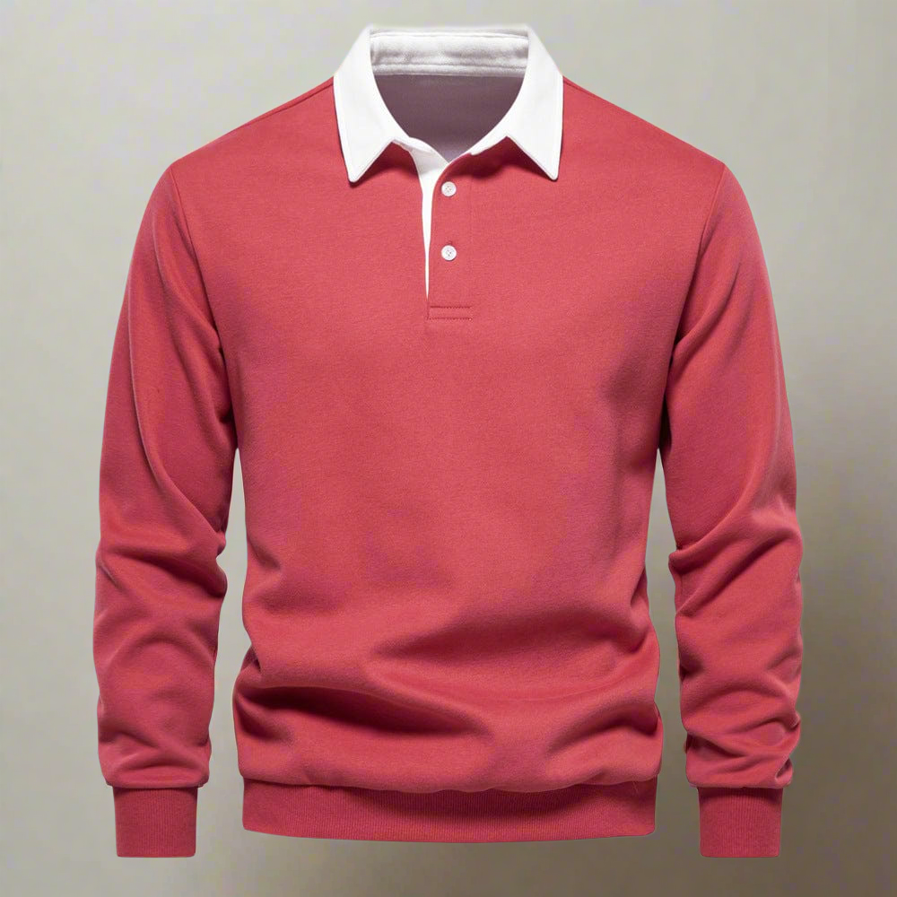 WW | Polo Sweater Classic Fit Soft Knit Ribbed Cuffs