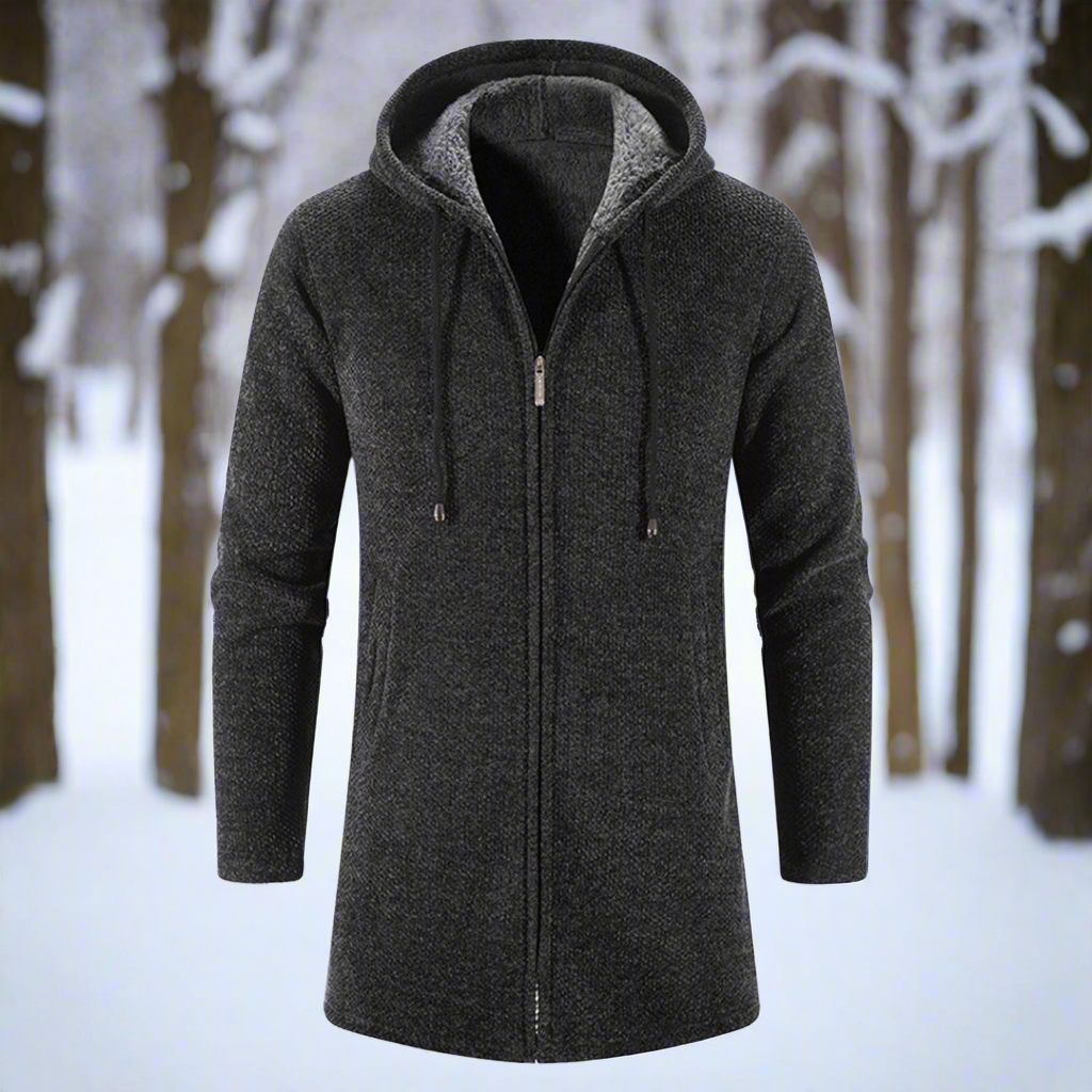WW | Jacke - mittellang - Reißverschluss mit Kapuze - warm und bequem