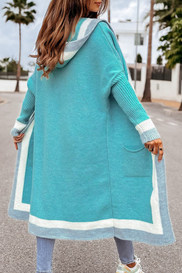 WW | und Winter Freizeit Alleskönner Kapuzen langer Cardigan Pullover Jacke