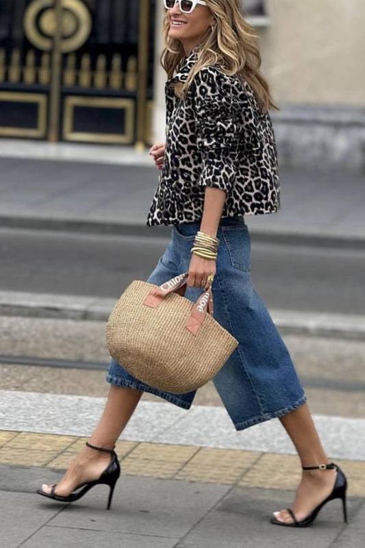 WW | Cropped Leopard Jacket