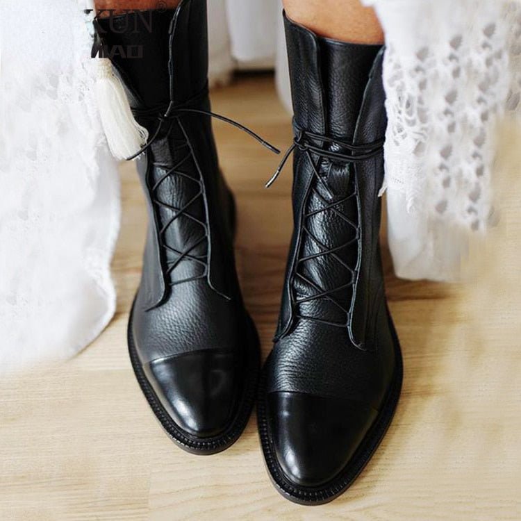 WW | Winter Vegan Leather Boots