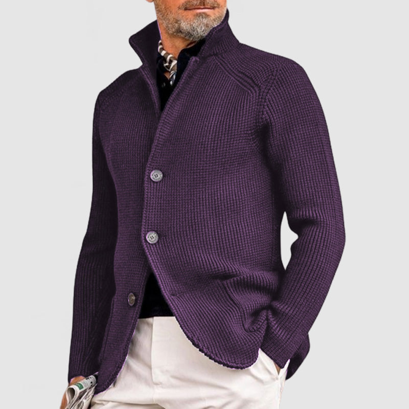 WW | Herren Freizeitjacke mit Knöpfen - Lange Ärmel