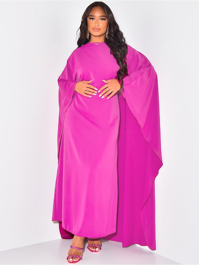 WW | Women's Loose-Fit Abaya Dress - Maxi Length & Flowing Fabric