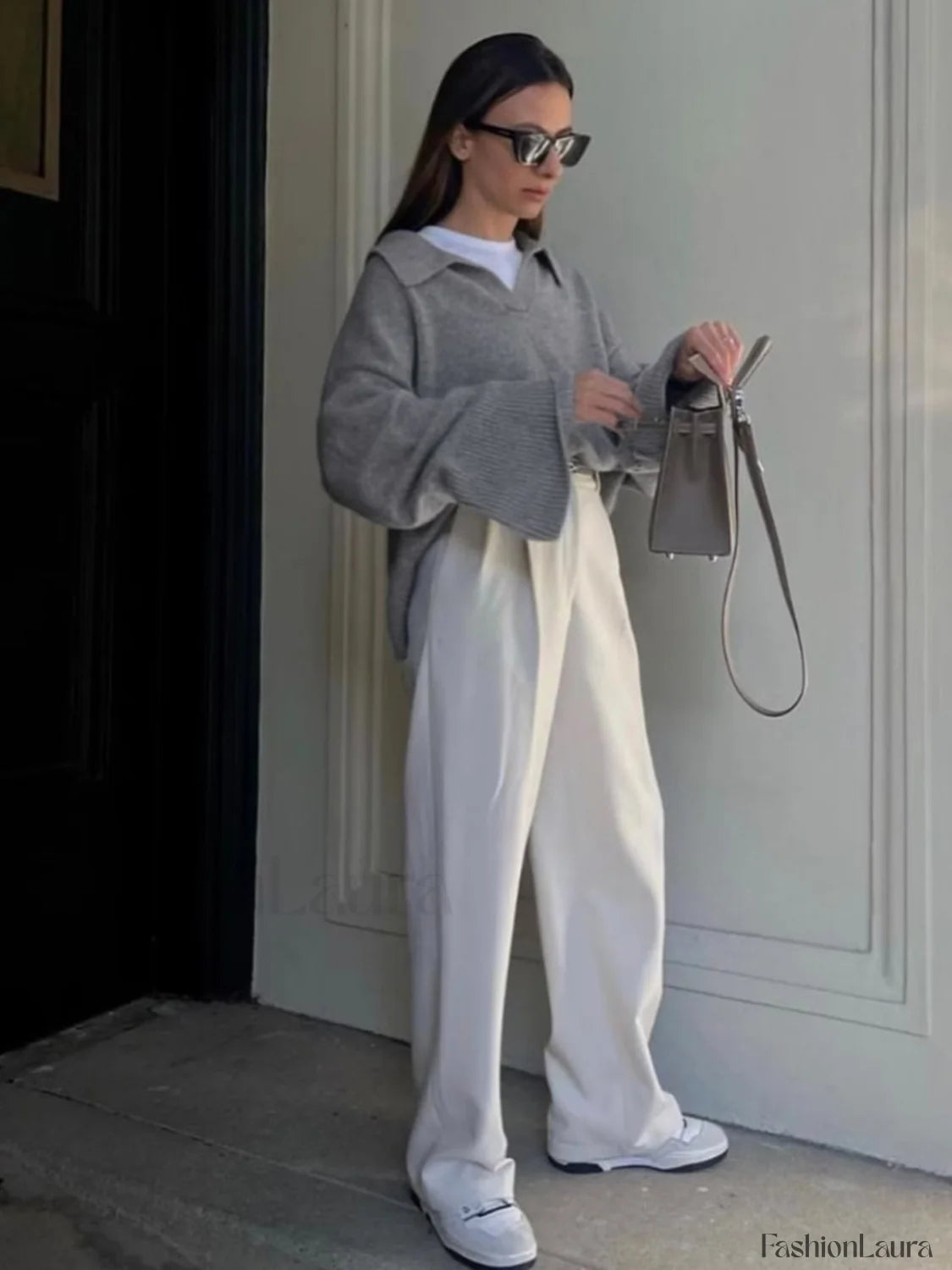 WW | Cozy minimalist oversized knit sweater