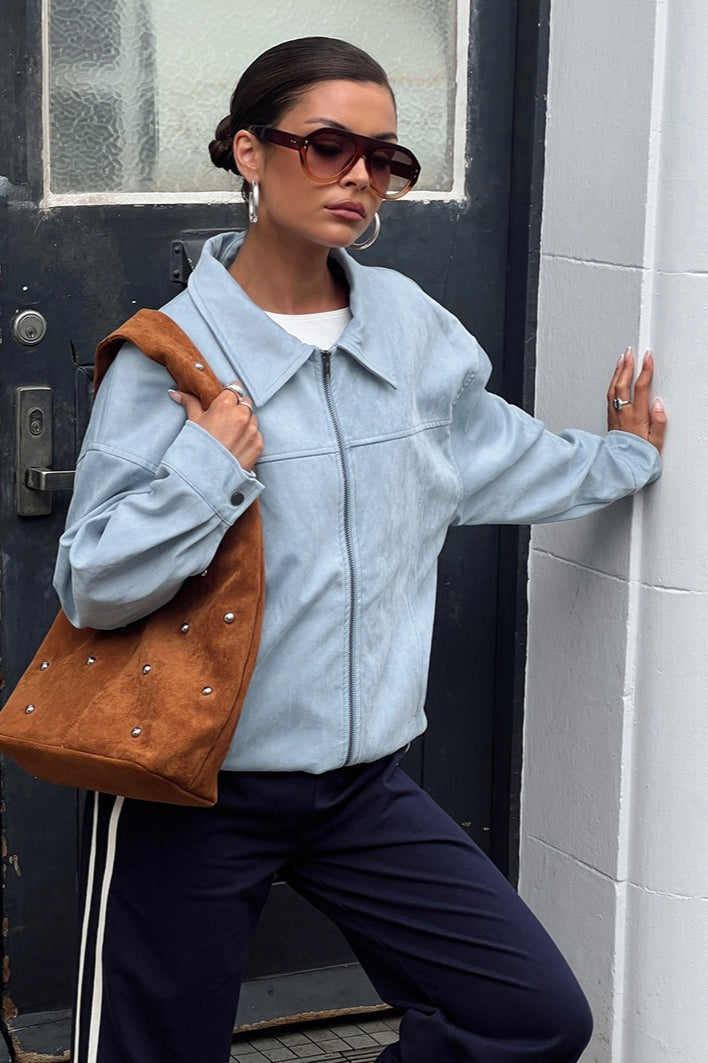 WW | Blue Suede Jacket