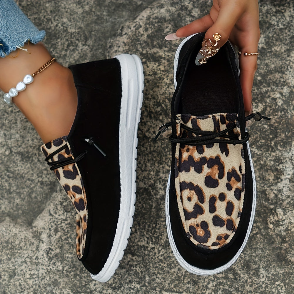 Isla – Leisure Shoes with Leopard Print