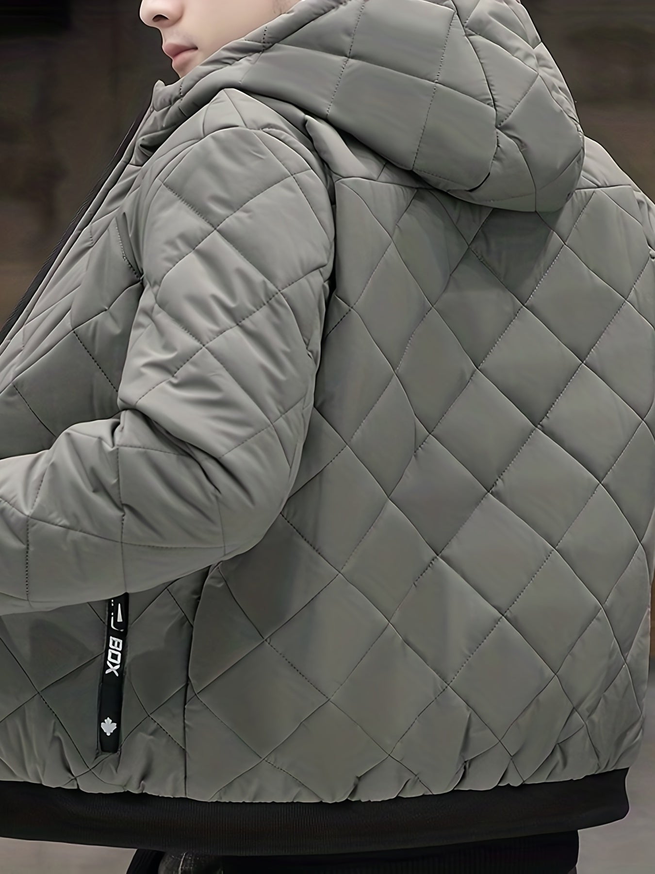 WW | Plush Hooded Winter Jacket for Men - Perfect for Outdoor Activities