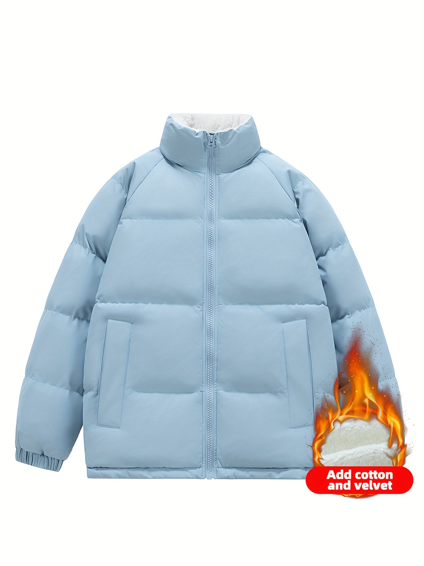 WW | Warm Fleece Puffer Winter Jacket for Women - Perfect for Outdoor Activities