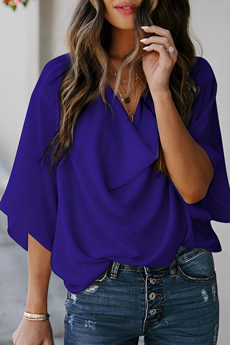 WW | Casual Chiffon Summer Blouse