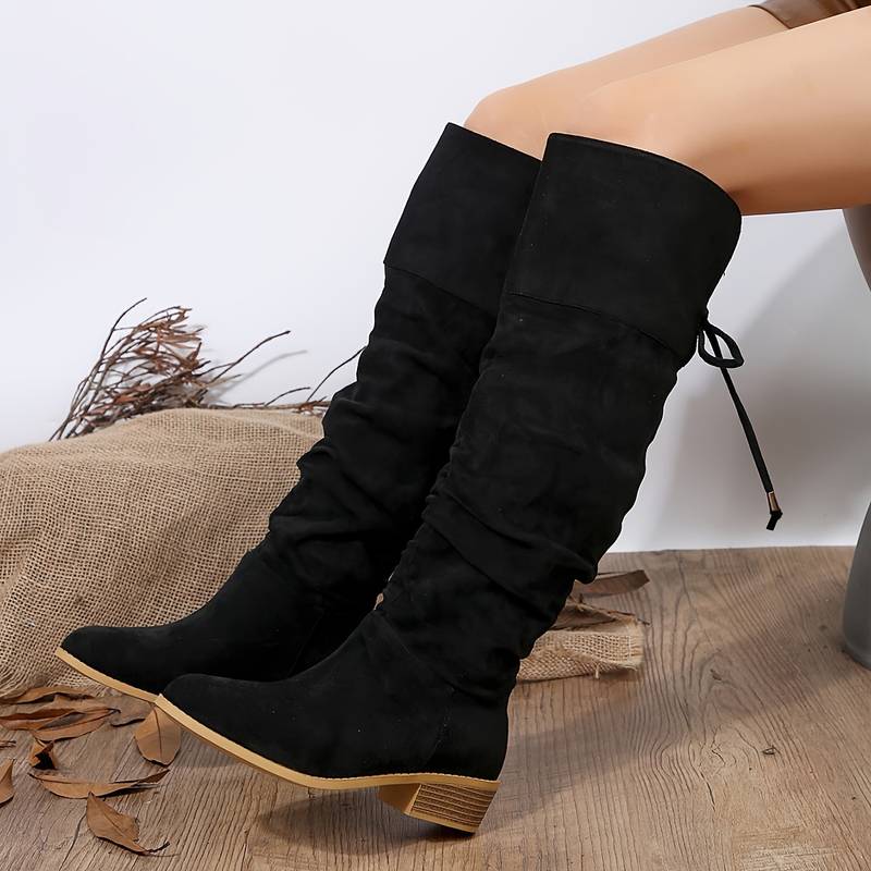 WW | Milady Braune Wildlederstiefel