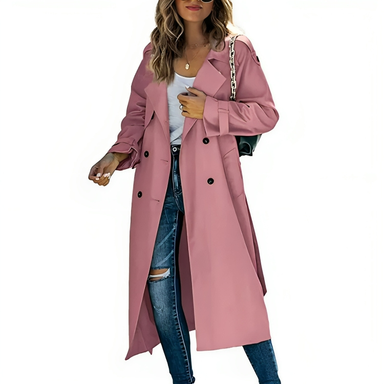 WW | elegant streetwear trench coat
