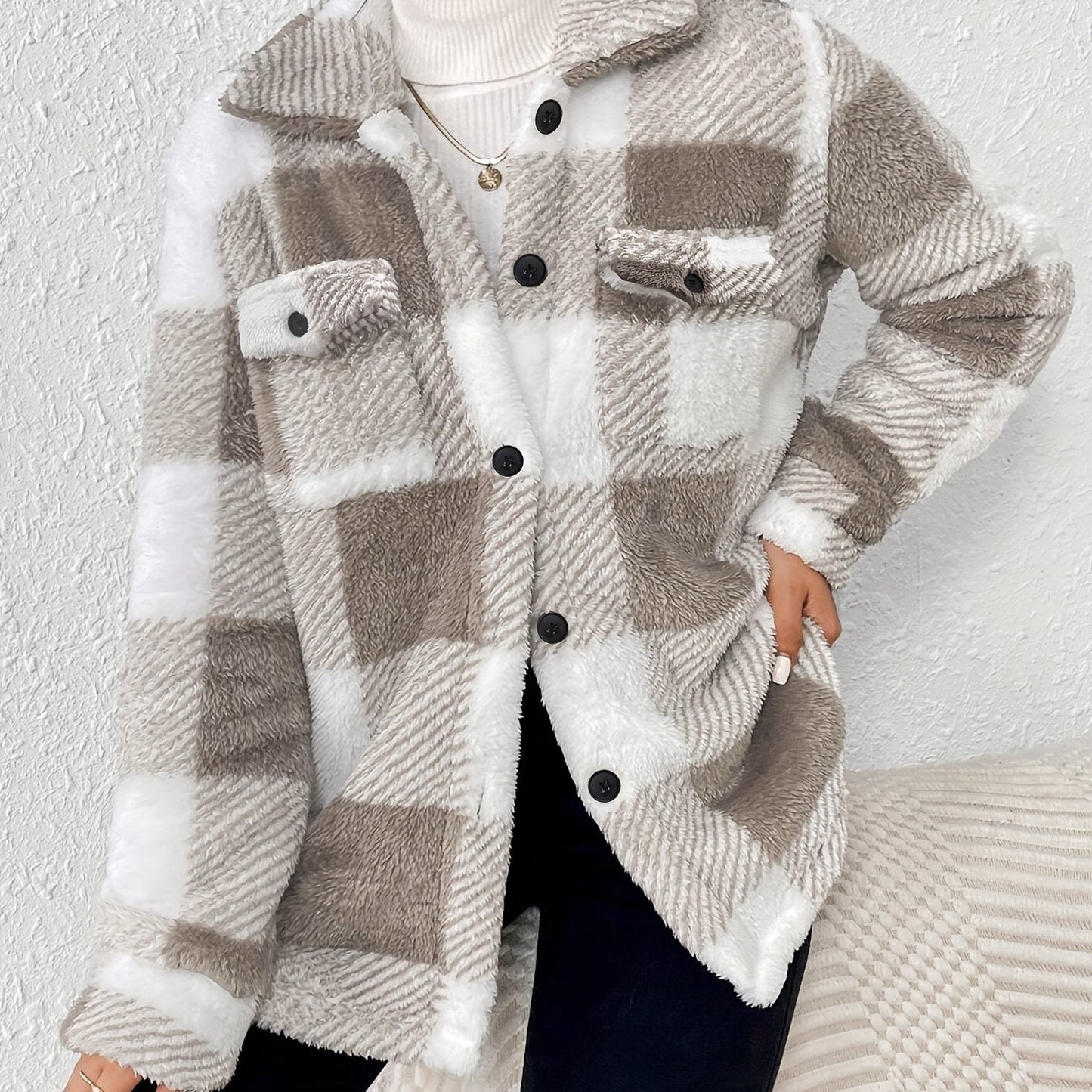 WW | Fleece Übergroße Jacke