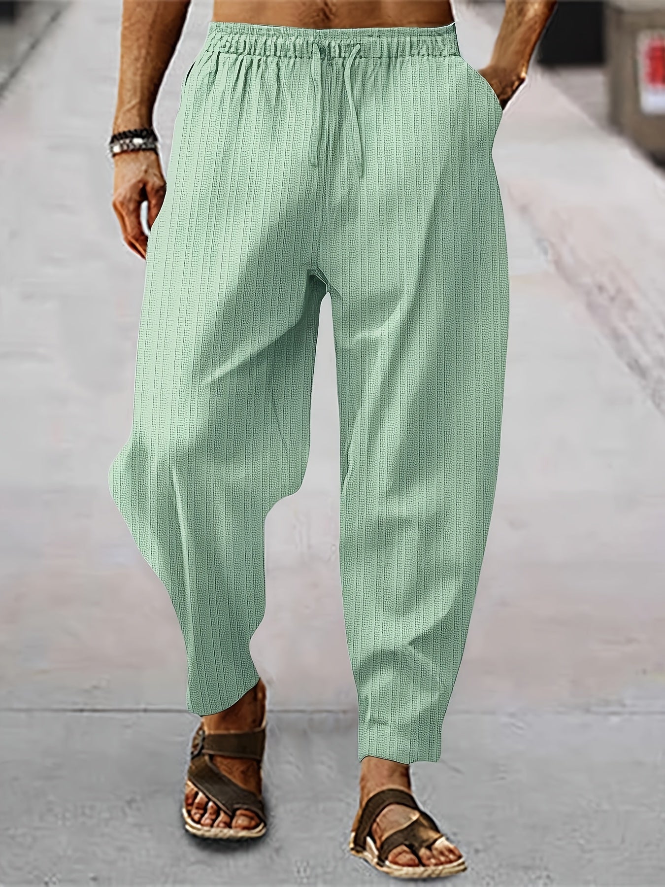 WW | Striped Men's Casual Summer Pants