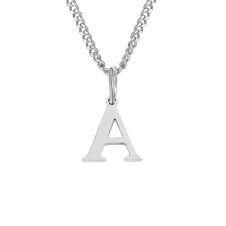 WW | Letter All Match 14k Stainless Steel Necklace