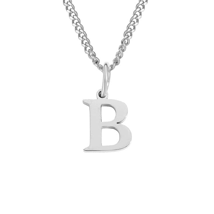 WW | Letter All Match 14k Stainless Steel Necklace
