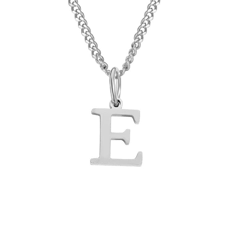 WW | Letter All Match 14k Stainless Steel Necklace