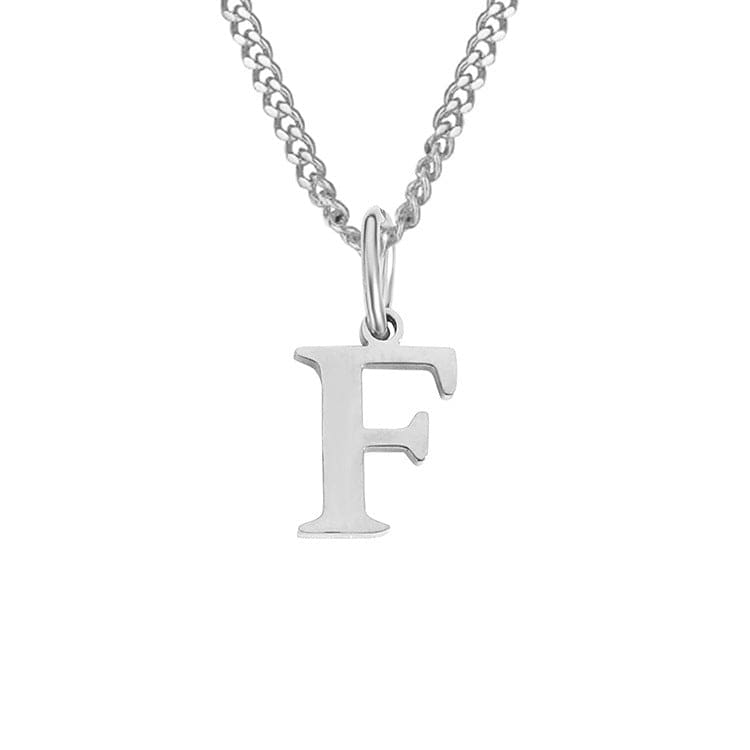 WW | Letter All Match 14k Stainless Steel Necklace