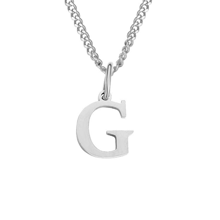 WW | Letter All Match 14k Stainless Steel Necklace