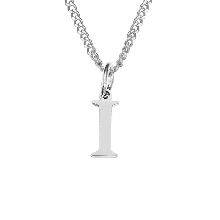 WW | Letter All Match 14k Stainless Steel Necklace