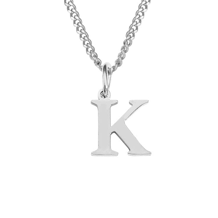 WW | Letter All Match 14k Stainless Steel Necklace