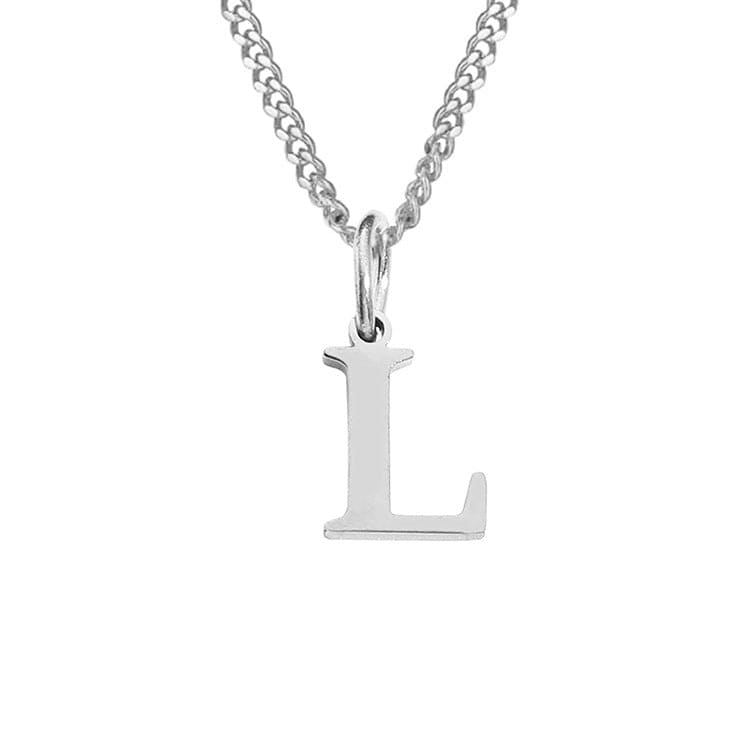 WW | Letter All Match 14k Stainless Steel Necklace