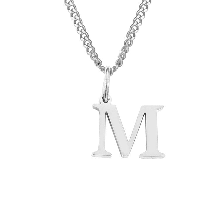 WW | Letter All Match 14k Stainless Steel Necklace