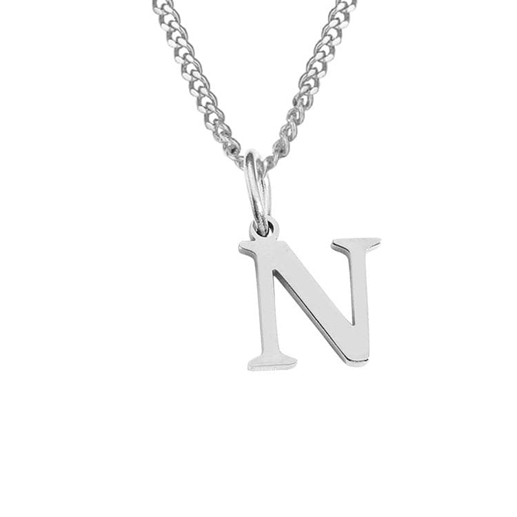WW | Letter All Match 14k Stainless Steel Necklace