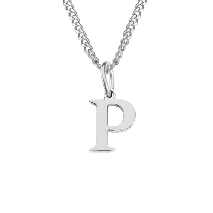 WW | Letter All Match 14k Stainless Steel Necklace