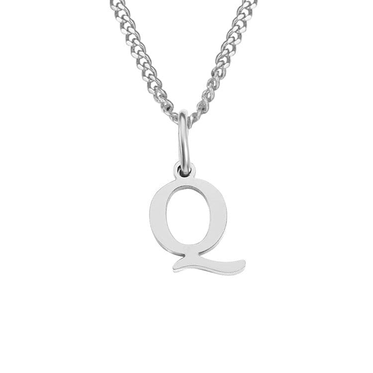 WW | Letter All Match 14k Stainless Steel Necklace