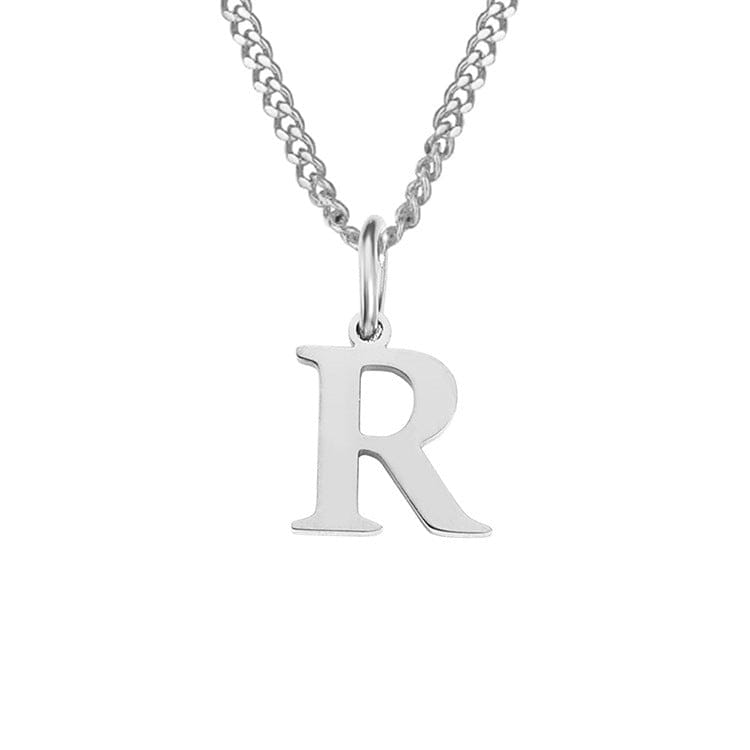 WW | Letter All Match 14k Stainless Steel Necklace