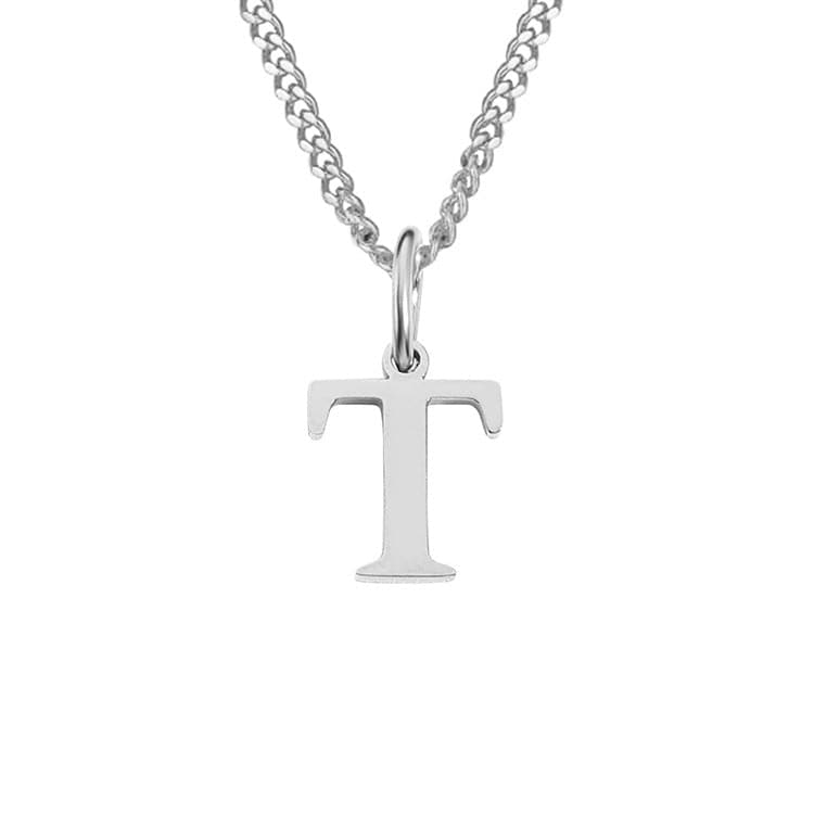 WW | Letter All Match 14k Stainless Steel Necklace