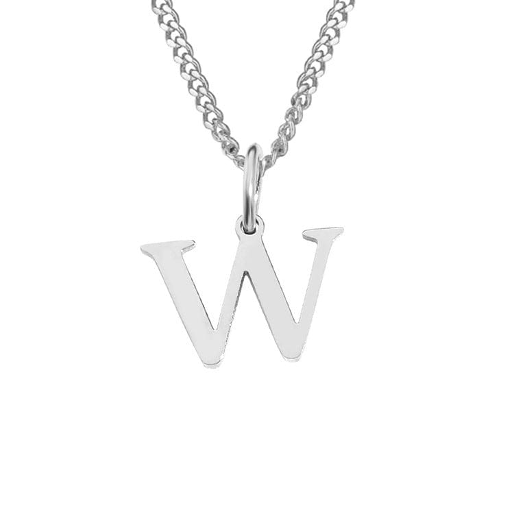 WW | Letter All Match 14k Stainless Steel Necklace