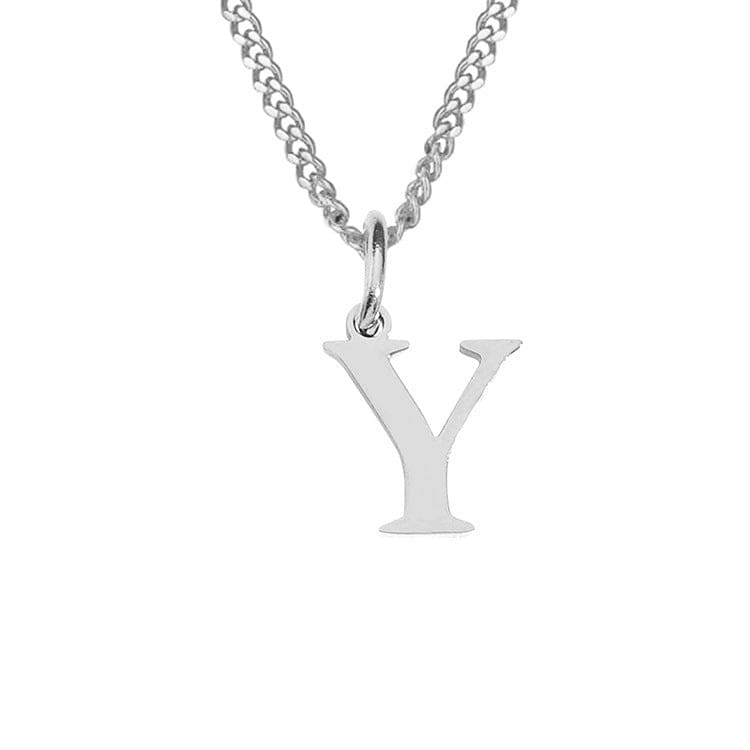 WW | Letter All Match 14k Stainless Steel Necklace