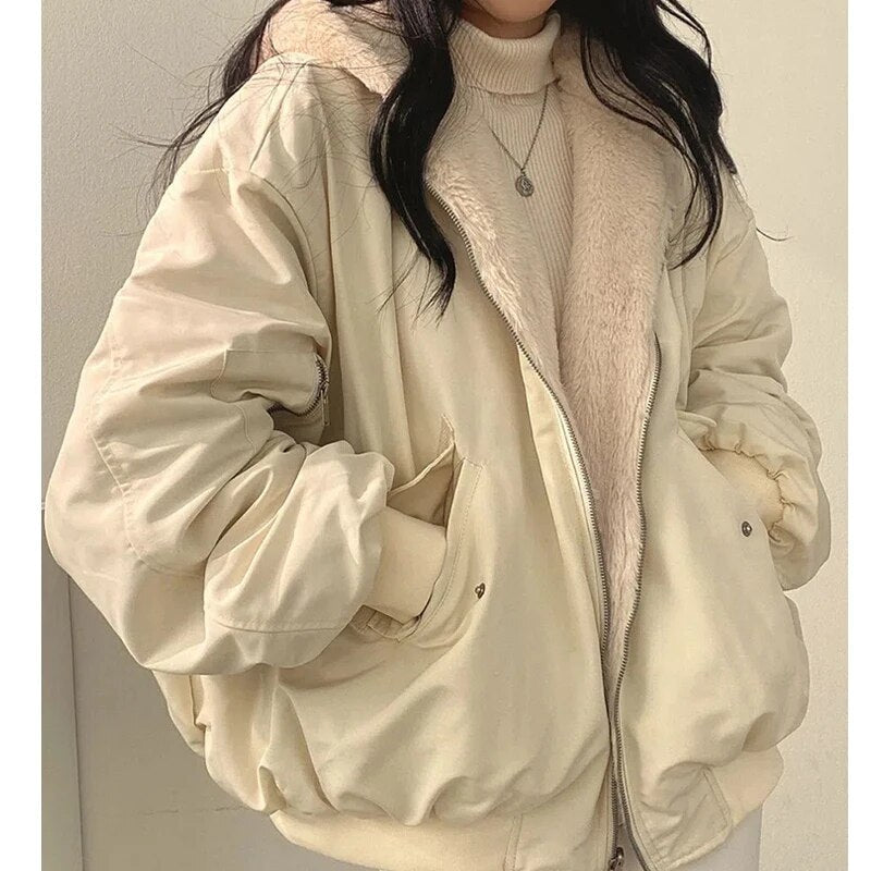 WW | Stilvolle dicke Jacke mit Wendefunktion