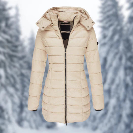 WW - Damen Wintermantel mit abnehmbarem Kapuze