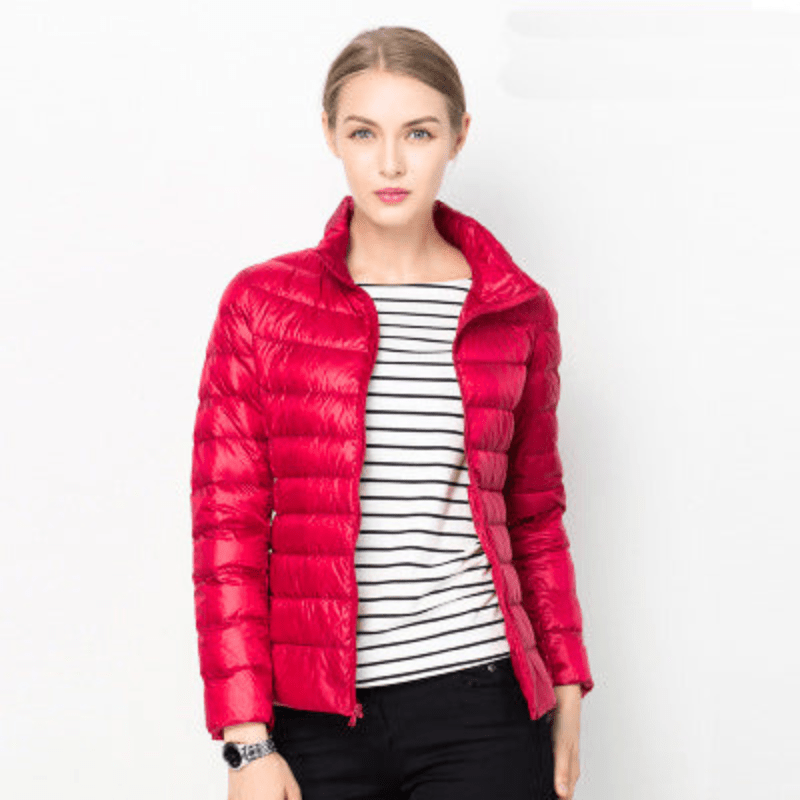 WW | Women's Jacket Elegant Lightweight Down Jacket Trendy & Comfortable