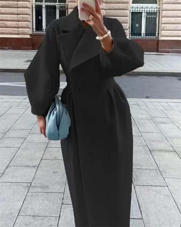 WW | Clara Lantern Sleeve Coat Elegant and Stylish