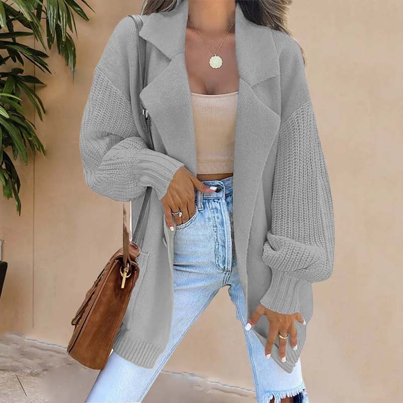 WW | Freizeitstrickjacke mit Lässigem Schnitt