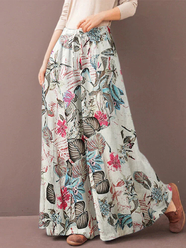 WW | Schicke Lockere Hosen mit Blumenmuster