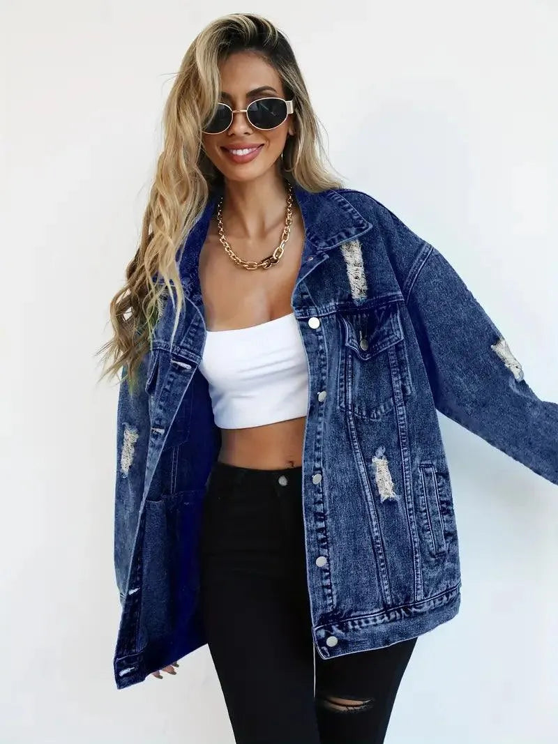 WW | Oversized Denim Jacket for Women