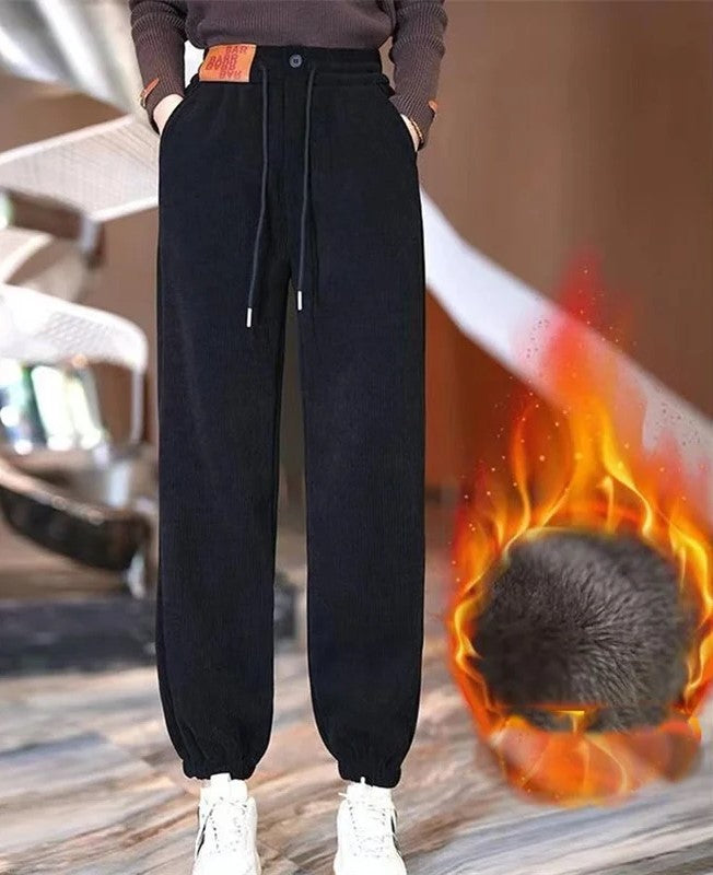 WW | Winter Jogging Pants - Warm Plush Lining & Casual Design
