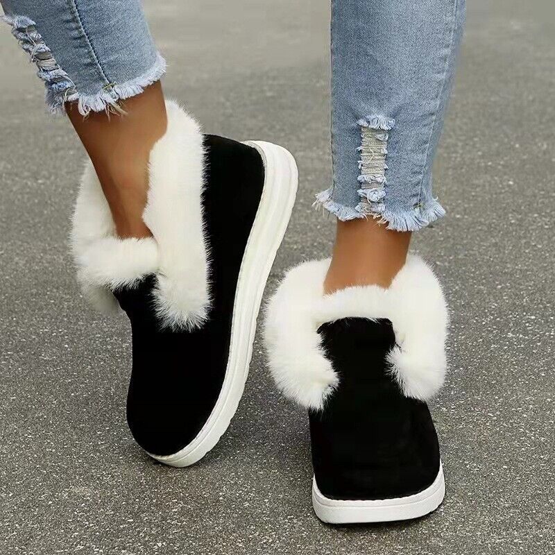 WW | Winter Mokassins - Wildleder Slip-On Mokassins mit Fellfutter