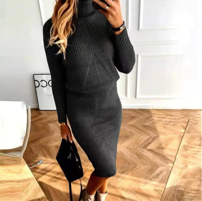 WW | Elegantes zweiteiliges Ensemble mit Top und Rock