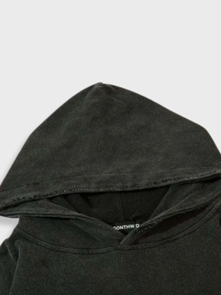WW | Fangs Embroidered Hoodie for Men - Comfortable Streetwear