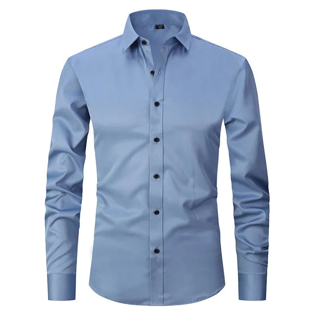 WW | Men's Slim Fit Stretch Wrinkle-Free Button-Down Collar